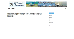 Desktop Screenshot of airtravelgenius.com